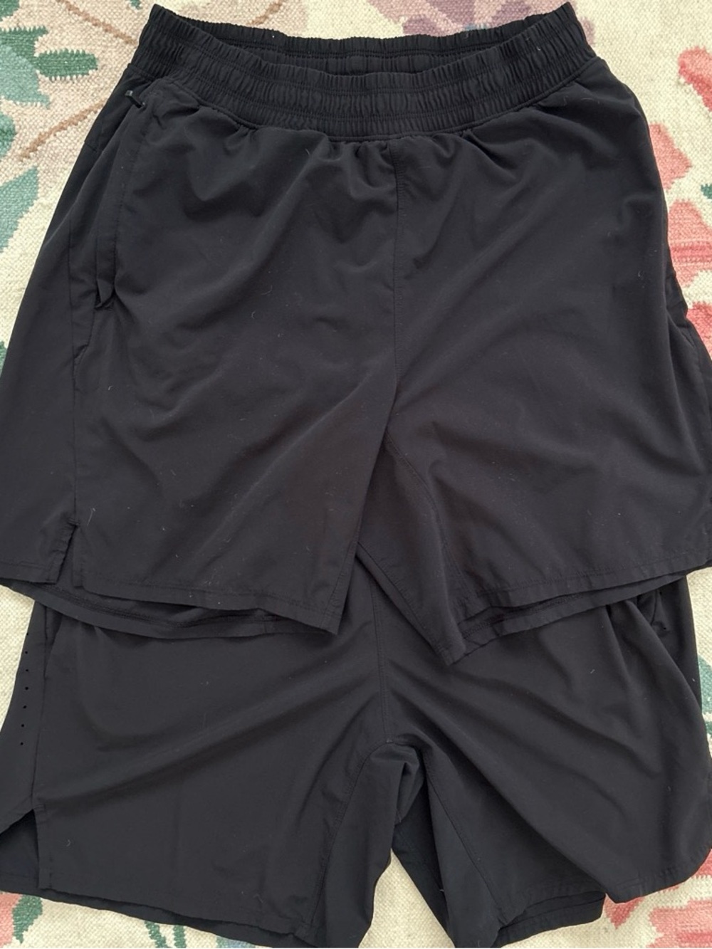 Bundle of 2- black  Athletic Athletic Running Shorts-All in Motion